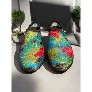 Women's Multicolored Sloggers Mules Clogs Shoes Size 10W Waterproof